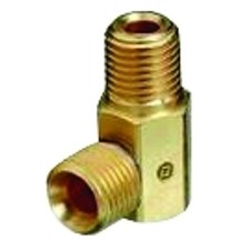Brass Hose Adaptor, Male/Female, B-Size, LH Western Enterprises 108 698944060961
