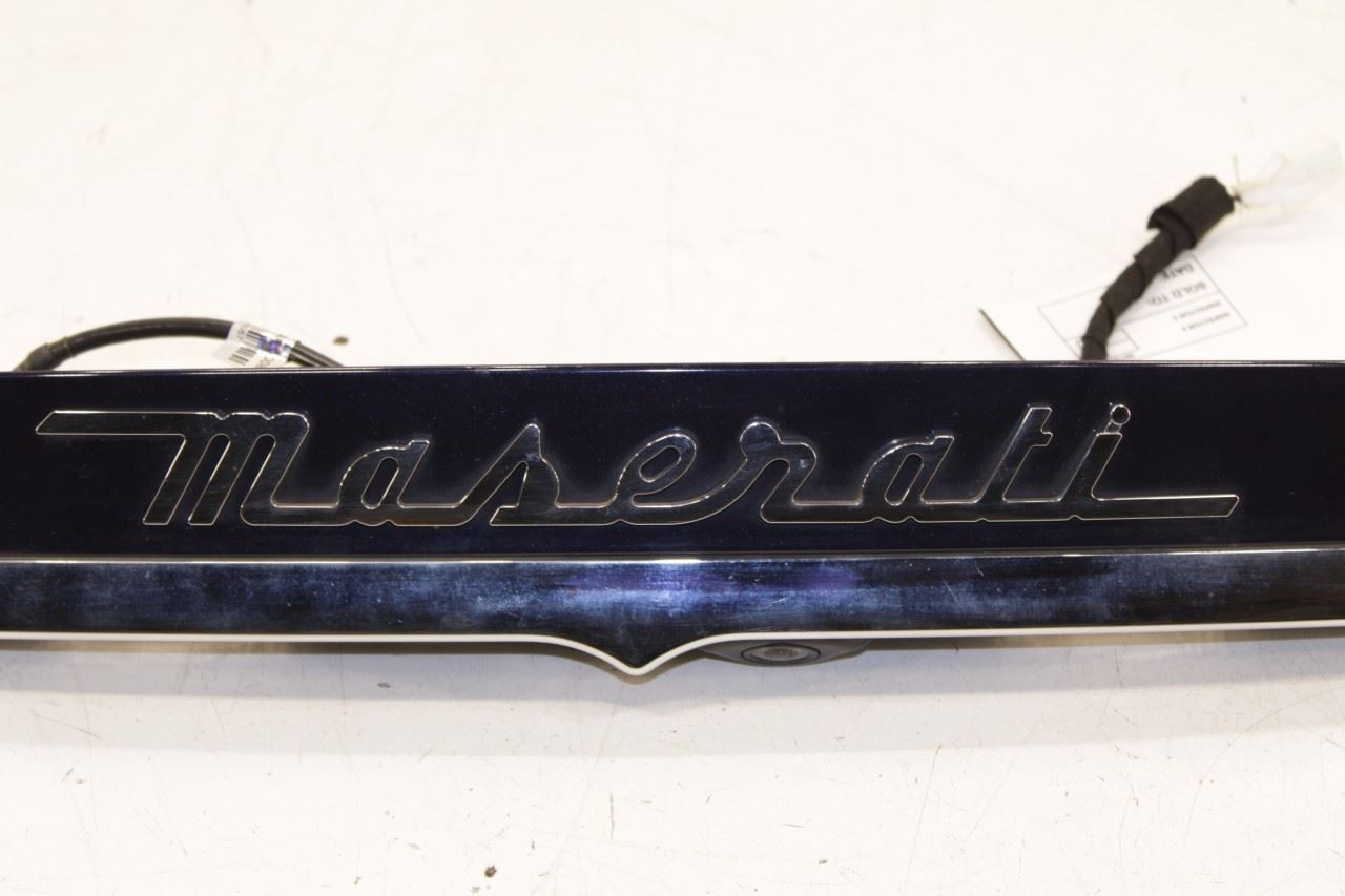 2014-16 Maserati Ghibli S Q4 Rear Trunk Deck Lid Release Handle w/ Backup Camera