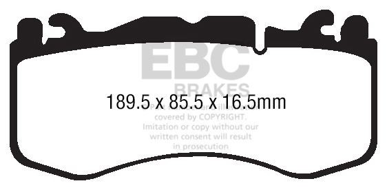 EBC DP42174R BRAKE PAD SET DISC BRAKE Front