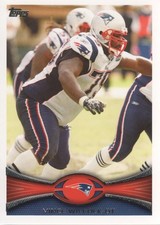 2012 Topps #171 Vince Wilfork - FB