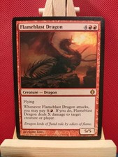 Flameblast Dragon - Archenemy - Rare - LP/NM - MTG