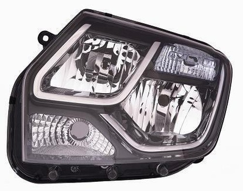 Scheinwerfer Projektor Links H7-H1 Dacia Duster 2013 Mit Blauer Tagfahrlicht-image
