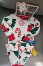 Carters 18 Mo. 2 Piece Holiday Pajamas NWT  A Hanging Window With Sweet Deer