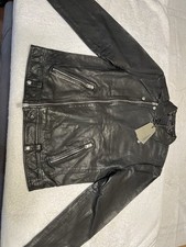 ALLSAINTS Lomi Leather Biker Jacket MEDIUM  BRAND NEW with tags never worn.