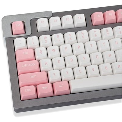 Rosa weiße Tastenkappen Doubleshot MSA Profile 150 Keys Custom Keycaps für Ch...