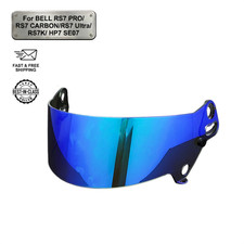 Blue Visor For BELL RS7 PRO/ RS7 CARBON/RS7 Ultra/ RS7K/ HP7 SE07 Helmet Lens