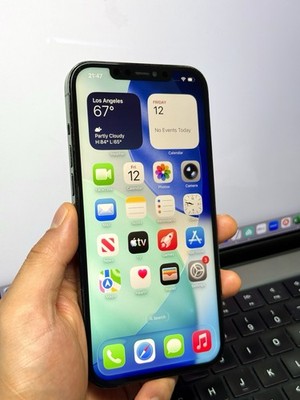 Apple iPhone 12 Pro Max Factory Unlocked Pacific Blue 128GB (Issues) #24517