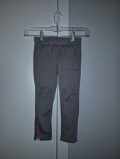 OshKosh B'gosh Gray Jogger Pants with Purple Accents 4T