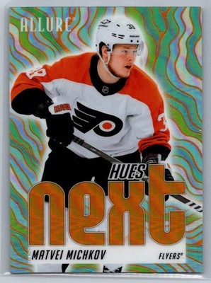 Matvei Michkov HN-2 2025-26 Upper Deck Allure Hues Next? Orange Flyers Card