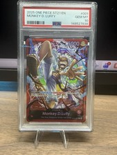 Bandai 2025 One Piece ST21-001 Monkey D. Luffy Leader Foil EN PSA 10