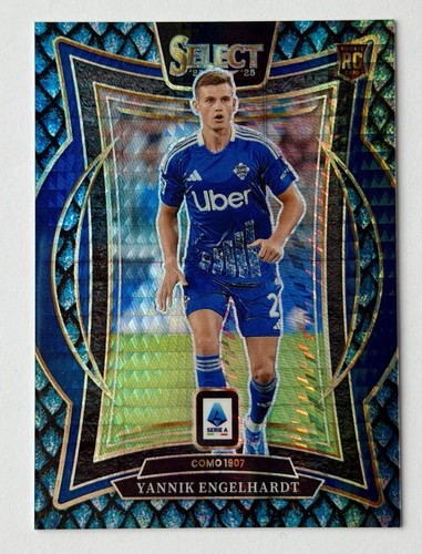 2024-25 Panini Select Jade Dragon Scale #/18 Yannik Engelhardt RC Como 1907