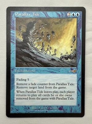 Parallax Tide x1 MTG Nemesis 1x Magic Good Heavy Play HP