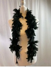 Marabou Boas- black 2 Meters, 60 grams, Made In USA