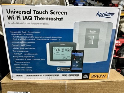 AprilAire 8910W Universal Touch Screen Wi-fi IAQ Thermostat