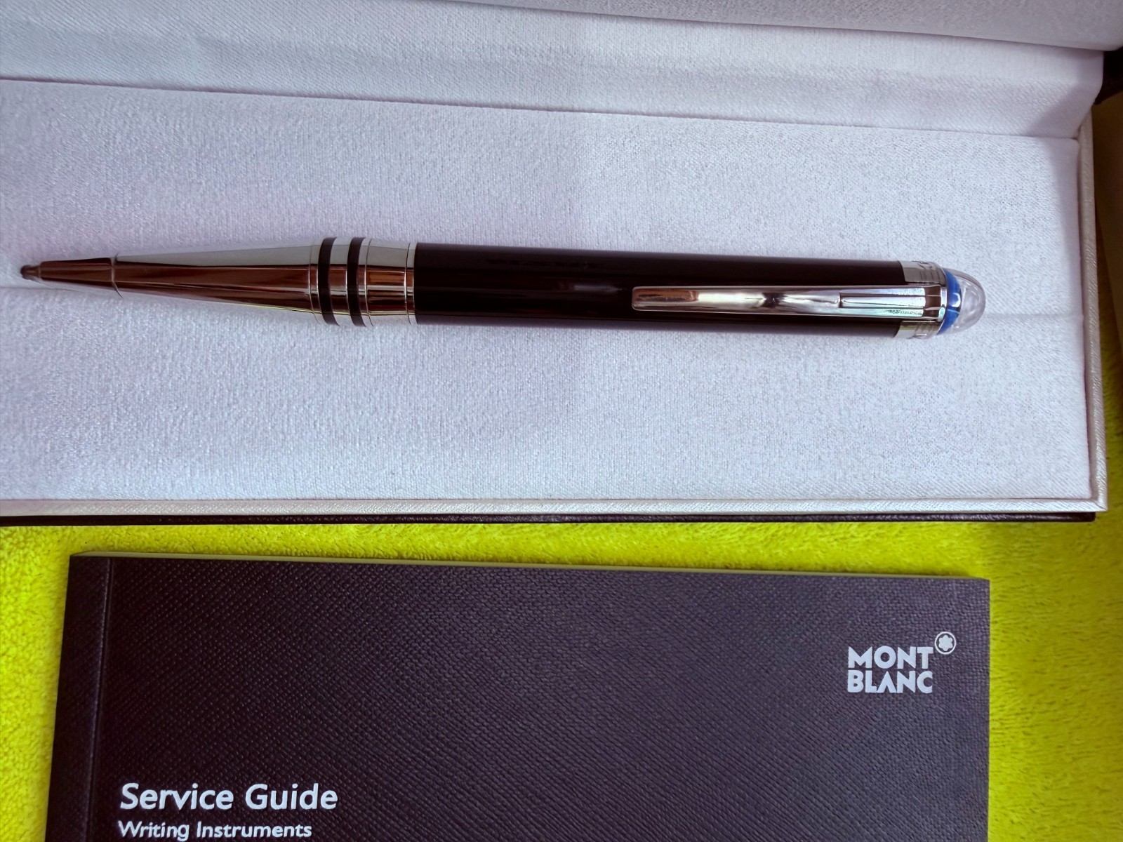 Starwalker New Montblanc Starwalker Cool Black /Silver Rollerball Pen-NEW - / | eBay