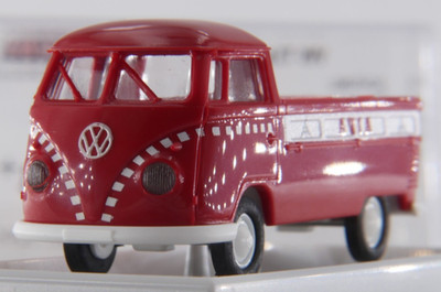 Brekina 1:87 VW T1 A.S.S H0 T1b Pritsche Bulli AVIA Feuerrot 2013 32952 1565 OVP