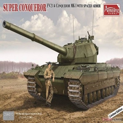 Amusing Hobby 1/35 35A013 British Heavy Tank FV214 Conqueror MK.I w/Spaced Armor