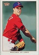 2002 Topps 206 Baseball Card #230B Tino Martinez Throwing