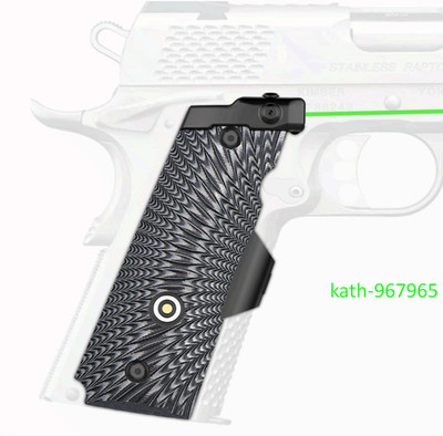  1911 Laser Grip G10 w/ Ambi Safety Cut, Rechargeable Battery No Rail