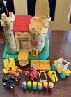 Vintage 1974 Fisher-Price Little People #993 Castle Complete -Dragon Both Ears