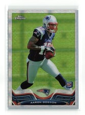 AARON DOBSON #65 RC 2013 TOPPS CHROME PATRIOTS X-FRACTOR