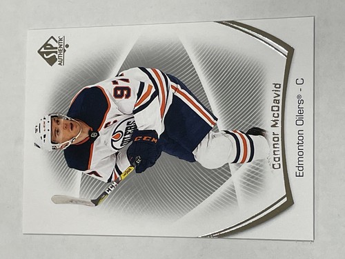 Carte De Hockey Connor McDavid 2022-23 SP Authentic Profiles Blue #AP-1, Oilers