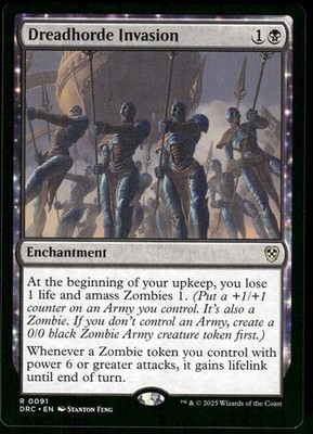 x1 Dreadhorde Invasion - Commander: Aetherdrift - NM - MTG