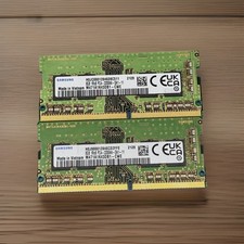 LOT OF 2 - SAMSUNG 16GB 2x8GB PC4-3200 SO-DIMM Laptop RAM MEMORY