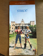 Vintage 1987 STIHL Calendar Complete 12 Month Pin Up Girls Chainsaw Advertising