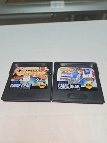Lot  Of 2 Olympic Sega  Game Gear Games Oympic Gold And Winter Olympics   Carts