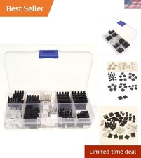 Universal 100-Piece Aluminum Heatsink Set - Small to Medium Sizes Included