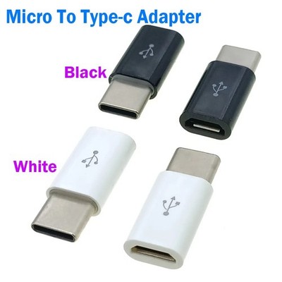 2X Mini USB C ZU Micro OTG Adapter - Konverter, USB 3.1 C auf Micro Ladebuchse
