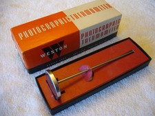 Vintage WESTON Photographic Thermometer Model 2265 In Original Box 1-140 Degrees