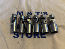 Snap-on Usa 38 Drive 6pc 6pt Sae Flank Drive Deep Universal Socket Set 207fsu