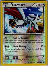 Skarmory Rare Reverse Holo XY - Roaring Skies 69/108 NM