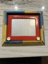 Vintage Original ETCH A SKETCH RED NEW IN BOX No. 505 WORKS