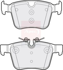 Brake Pads Set fits JAGUAR XE X760 2.0D Rear 2015 on J9C14009 J9C33358 T2H41074