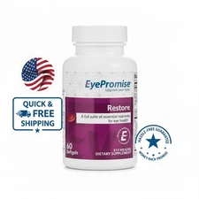 EyePromise Restore Macular Health Formula | 60 Softgels | 5X Zeaxanthin | USA