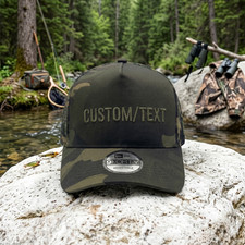 Custom Name Camo Mesh Cap Personalized Camouflage Trucker Hat Outdoors Hunting