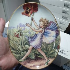 BRAND NEW Royal Worcester Flower Fairies 75 Years The Pansy Fairy 6,3/4″