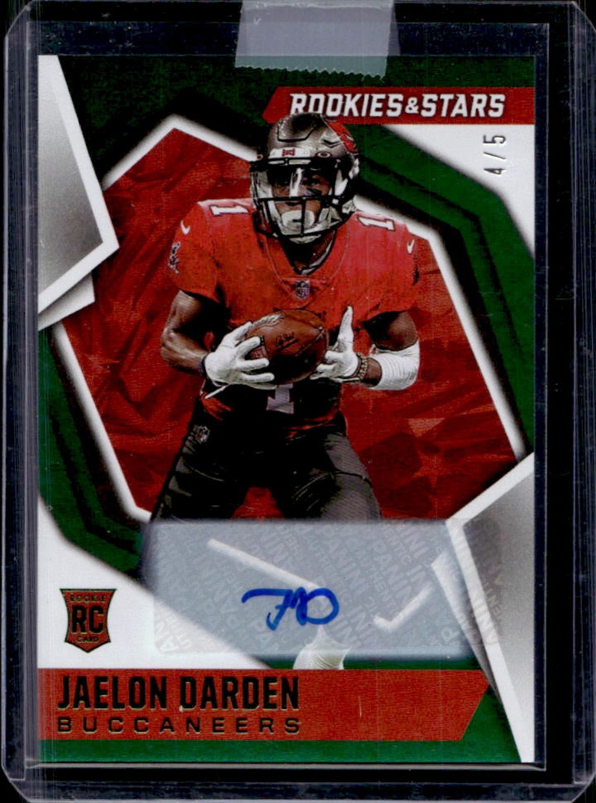 Jaelon Darden Panini Rookies & Stars #133 Signature-Green