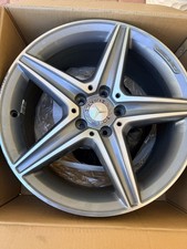 3 Oem Mercedes Amg 18 Wheels Rims 5x112 C300 E300 Replacement Set