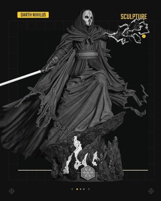 Darth Nihilus Star Wars Motto 3D Figur / Diorama / Skulptur von sw3d