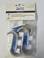 Organized Living Single Hook With Lock Grarage Storage FreedomRail NOS!