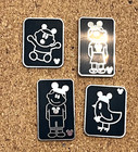 Lot of 4 Disney Pin - Family Decals - Boy, Girl, Baby, and Bird — photo 1