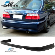 Fits 96-98 Honda Civic Ek Type R Style Coupe Sedan Pu Rear Bumper Lip Spoiler