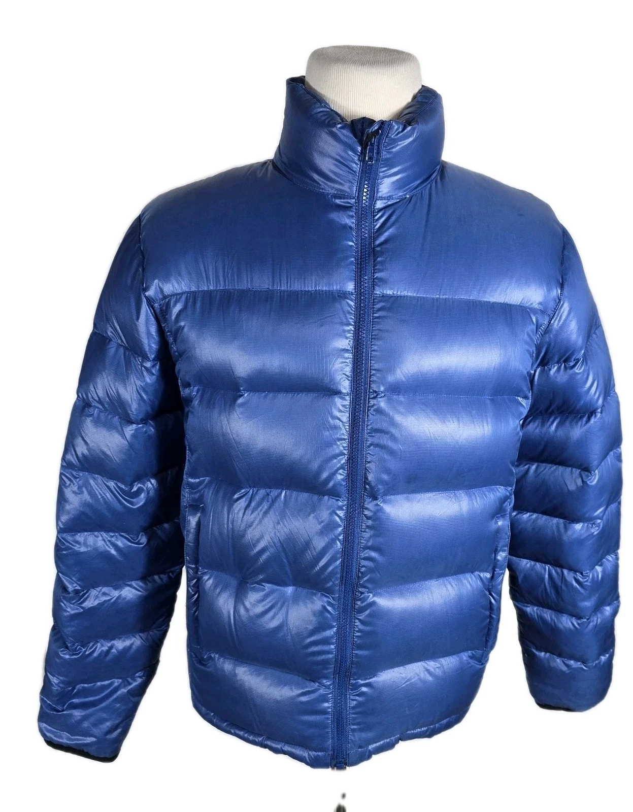 Banana Republic Mens Blue Down Fill Puffy Warm Coat SH4