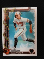 2025 Topps Holiday Baseball Colton Cowser #H157 Baltimore Orioles Base
