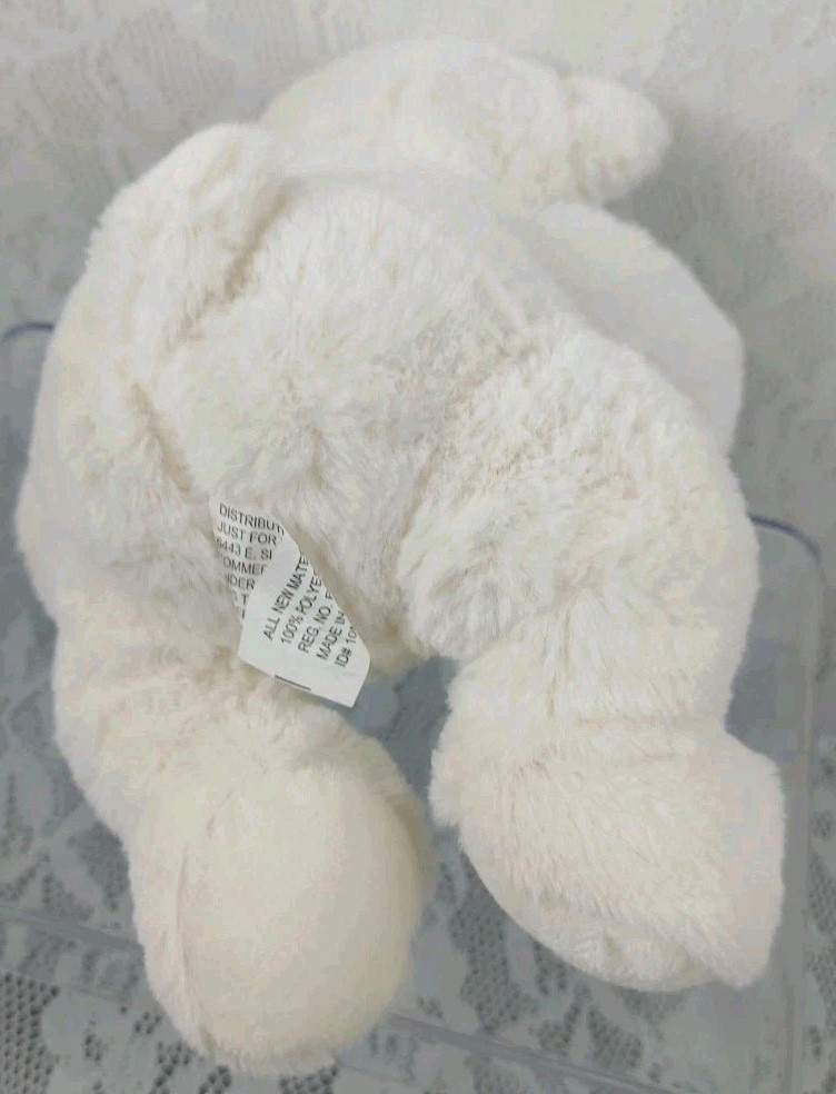 Just For You Teddy Bear Cream Off White Ivory 7" Plush Stuffed Animal Toy Doll  thumbnail 9