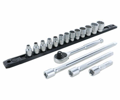 Wiha Tools 33791 Professional 12-Point Socket Set - 3/8'' Drive - Metric